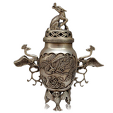 Brûle Parfum<br> Babou "Argent" - Dragon-chinois