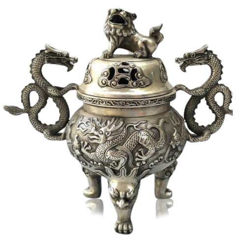 Brûle Parfum<br> Satsuma Ancien - Dragon-chinois