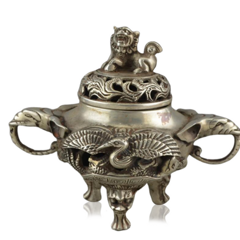Brûle Parfum<br> Ancien - Dragon-chinois