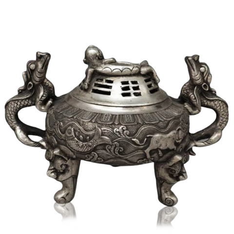 Brûle Parfum<br> Rouge - Dragon-chinois