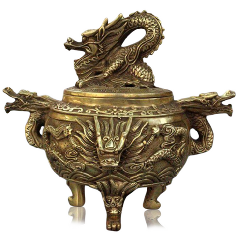 Brûle Parfum<br> Indochinois Ancien - Dragon-chinois