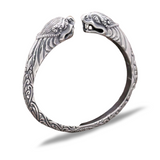 Bracelet Dragon <br>Jonc Gravé Celtique " Argent" - Dragon-chinois