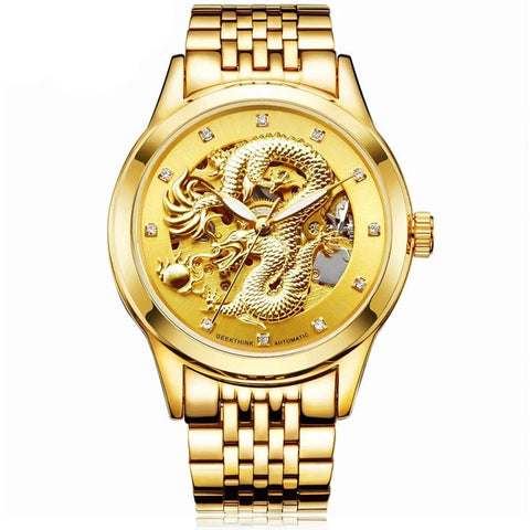 Montre dragon<br> Automatique - Dragon-chinois