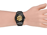 Montre Dragon<br> Bracelet Acier Noir - Dragon-chinois