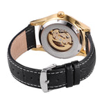 Montre dragon<br> Bracelet Cuir Noir Femme - Dragon-chinois
