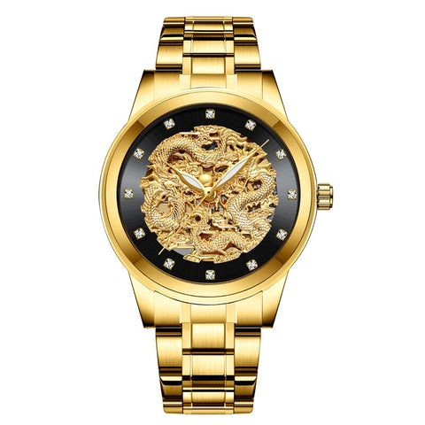 Montre Dragon<br> Bracelet Mécanique - Dragon-chinois