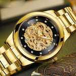 Montre Dragon<br> Bracelet Mécanique - Dragon-chinois