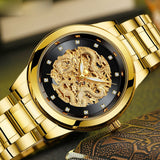 Montre Dragon<br> Bracelet Mécanique - Dragon-chinois