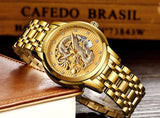 Montre dragon<br> Mécanique Homme - Dragon-chinois