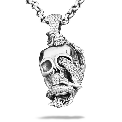 Pendentif Dragon <br> Crâne - Dragon-chinois