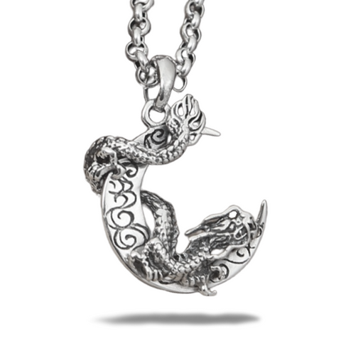 Pendentif Dragon <br> Cristal - Dragon-chinois