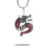 Pendentif Dragon <br> Femme - Dragon-chinois