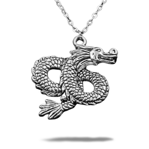 Pendentif Dragon <br> Vert - Dragon-chinois