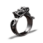 Bague Dragon<br> Petite Pépipe "Acier" - Dragon-chinois