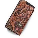 Porte Monnaie Dragon <br> Cuir Japonais - Dragon-chinois