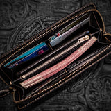 Portefeuille Dragon <br> Cuir Homme - Dragon-chinois