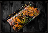 Portefeuille Dragon <br> Cuir Homme - Dragon-chinois