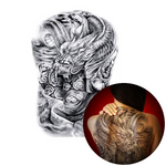 Tatouage Éphémère<br> Dragon Femme  "Dos" - Dragon-chinois