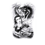 Tatouage Éphémère<br> Dragon "Dos" - Dragon-chinois