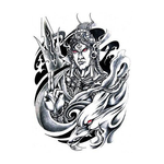 Tatouage Éphémère<br> Samouraï Yakuza "Dos" - Dragon-chinois