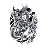 Tatouage Éphémère<br> Samouraï Yakuza "Dos" - Dragon-chinois