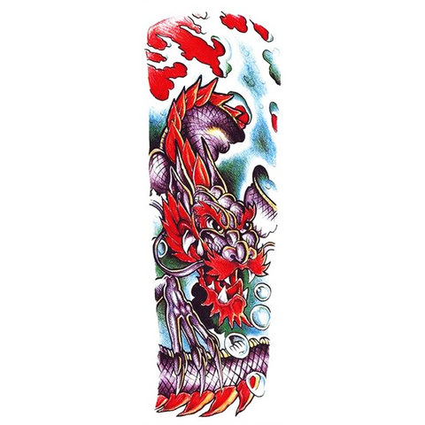 Tatouage Éphémère<br> Japonais Avant Bras Homme - Dragon-chinois