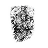 Tatouage Éphémère<br> Yakuza Traditionnel "Dos" - Dragon-chinois