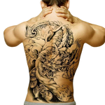 Tatouage Éphémère<br> Japonais Dragon "Dos" - Dragon-chinois