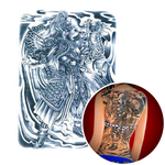Tatouage Éphémère<br> Japonais pour Femme "Dos" - Dragon-chinois