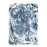 Tatouage Éphémère<br> Japonais pour Femme "Dos" - Dragon-chinois
