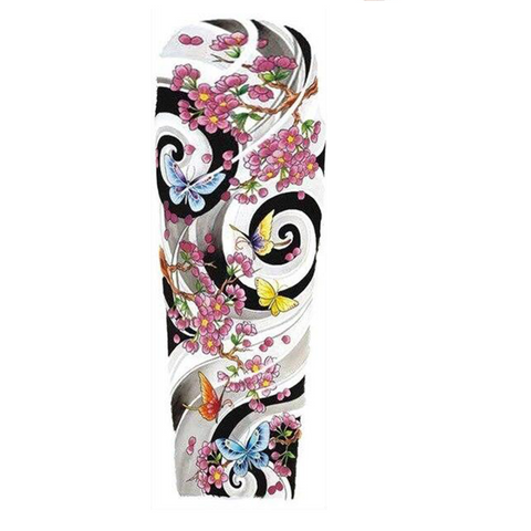 Tatouage Éphémère<br> Japonais Fleur - Dragon-chinois