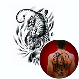 Tatouage Éphémère<br> Japonais Tigre "Dos" - Dragon-chinois