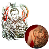 Tatouage Éphémère<br> Samouraï "Dos" - Dragon-chinois