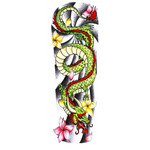 Tatouage Éphémère<br> Tête Dragon - Dragon-chinois