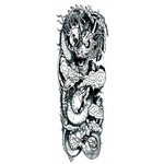 Tatouage Éphémère<br> Yakuza Bras - Dragon-chinois