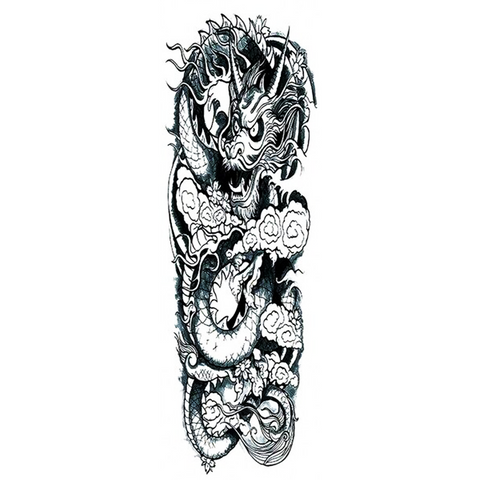 Tatouage Éphémère<br> Yakuza Bras - Dragon-chinois