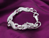 Bracelet Dragon <br> Chinois "Argent" - Dragon-chinois