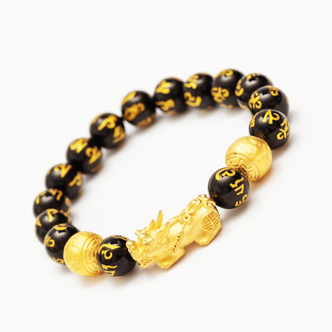 Bracelet Dragon<br> Perle Semi-Précieuse - Dragon-chinois