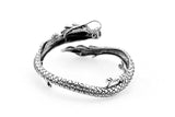 Bracelet Dragon <br> Manchette "Argent" - Dragon-chinois
