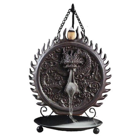 Porte encens dragon<br> Dragon Soleil - Dragon-chinois