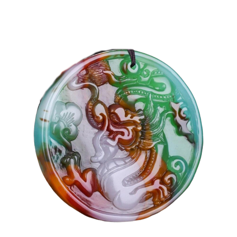 Collier Dragon<br> Collier 7 Chakras - Dragon-chinois