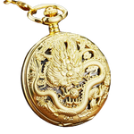 Montre Gousset<br> Dragon "Or" - Dragon-chinois