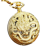 Montre Gousset<br> Dragon "Or" - Dragon-chinois