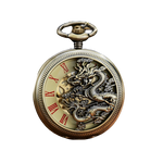 Montre Gousset<br> Fantaisie - Dragon-chinois