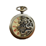 Montre Gousset<br> Fantaisie - Dragon-chinois