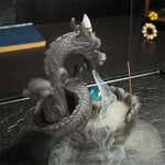Porte Encens Dragon<br> Moderne Japonais - Dragon-chinois