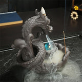 Porte Encens Dragon<br> Moderne Japonais - Dragon-chinois