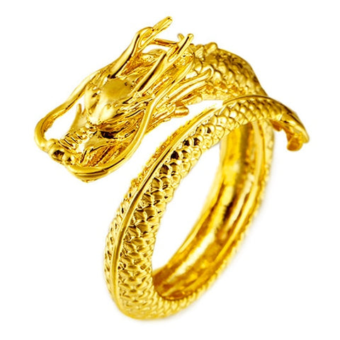 Bague dragon<br> Impériale "Or" - Dragon-chinois