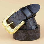 Ceinture Dragon<br> Cuir Esprit - Dragon-chinois