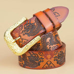 Ceinture Dragon<br> Cuir Esprit - Dragon-chinois